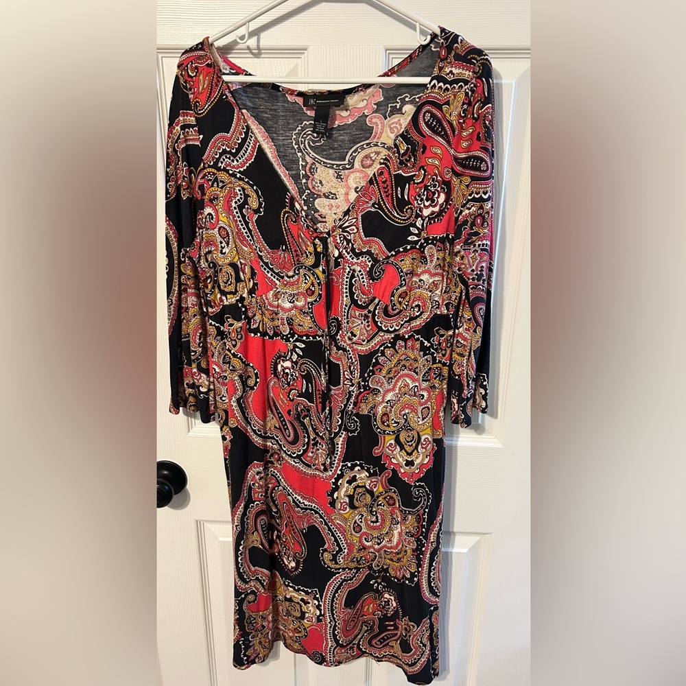 INC International Concepts Paisley Print Top